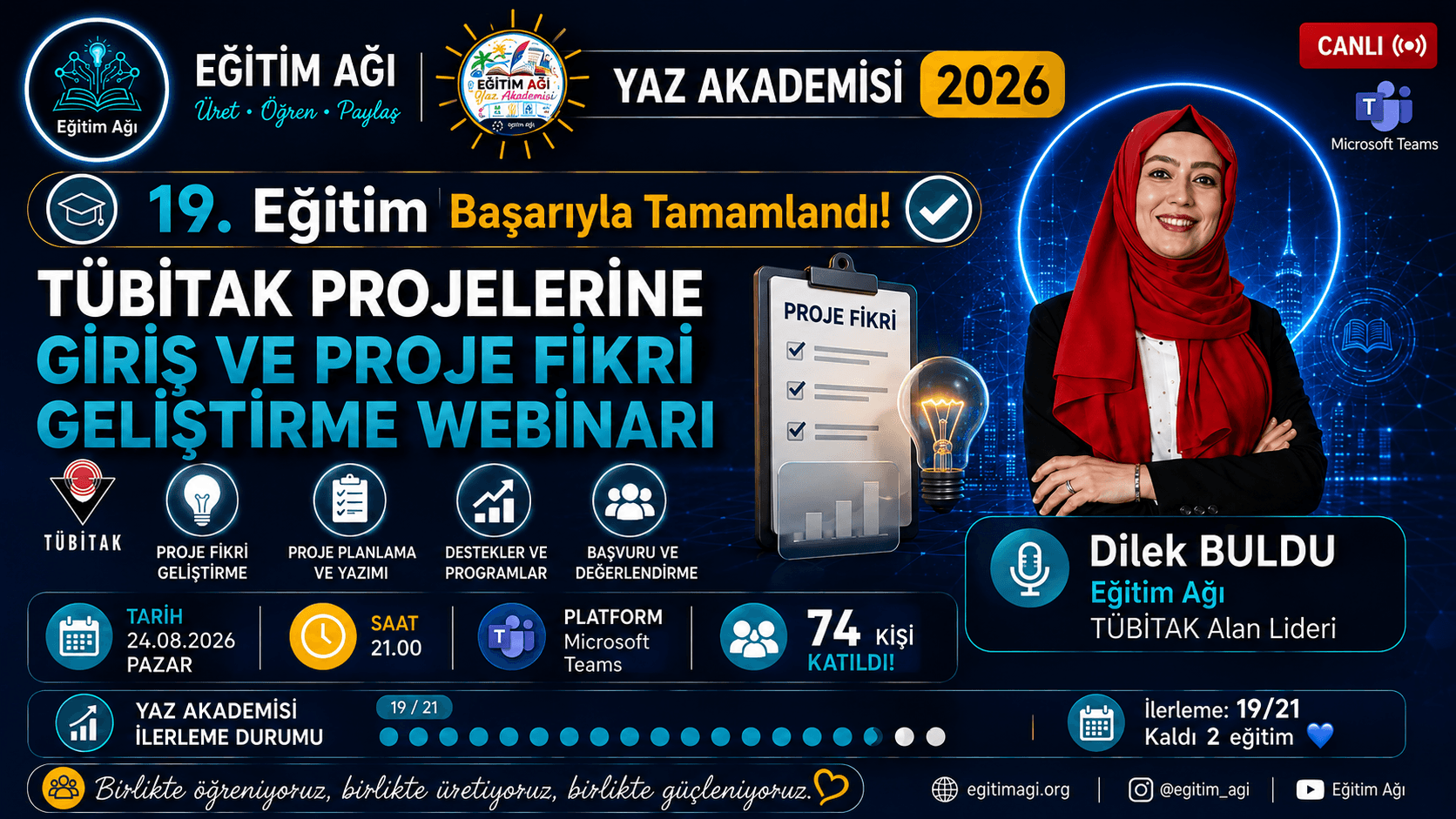 TÜBİTAK Projelerine Giriş ve Proje Fikri Geliştirme